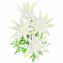 Flowers And Tree Embroidery Design 12